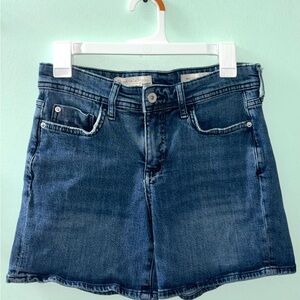 Anthropologie Pilcro and the Letterpress Blue Jean Shorts